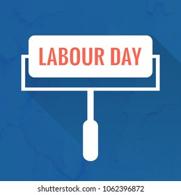 nice and beautiful abstract or poster for Labour Day or May 1st with nice and creative design illustration in a background.