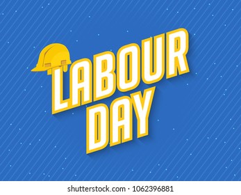 nice and beautiful abstract or poster for Labour Day or May 1st with nice and creative design illustration in a background.