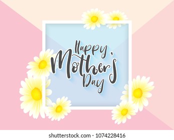 nice and beautiful abstract or poster for Mother's Day with nice and creative design illustration in a background.