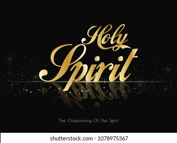 nice and beautiful abstract or poster for Pentecost Sunday with nice and creative design illustration in background.
