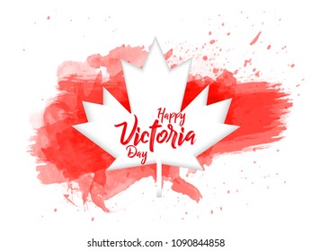 nice and beautiful abstract or poster for Victoria Day with nice and creative design illustration in a background, 21st of May.