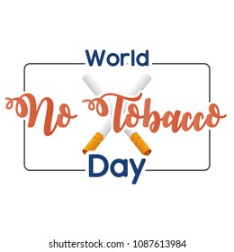 nice and beautiful abstract or poster for World No Tobacco Day with nice and creative design illustration.