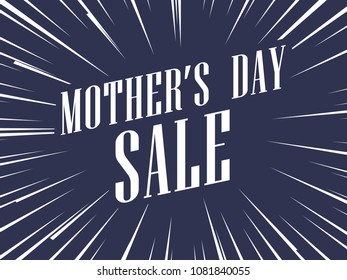 nice and beautiful sale abstract or poster for Mother's Day,  Mother's Day Sale with creative design illustration.