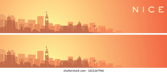 Nice Beautiful Skyline Scenery Banner