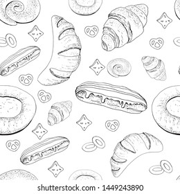 A nice and beautiful transparent endless background for bakeries.