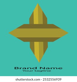 Nice beautiful unique abstract simple logo for business company or store.