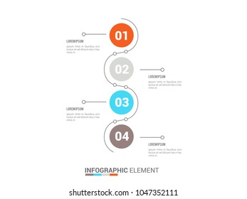 nice and beautiful vector Infographics design illustration for business.