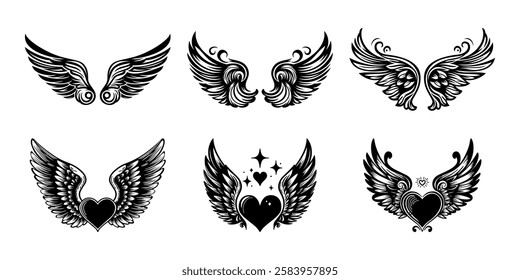 Nice and best collection of wing illustrations