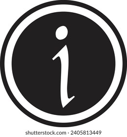 it is a nice black i icon