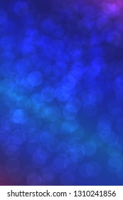nice blue glossy glitters one side frame bokeh texture - abstract photo background