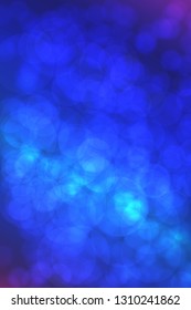 nice blue glossy glitters one side frame bokeh texture - abstract photo background