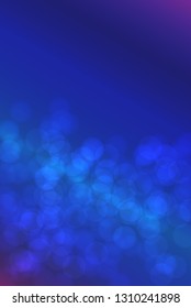 nice blue glossy glitters one side frame bokeh texture - abstract photo background