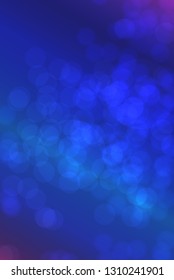 nice blue glossy glitters one side frame bokeh texture - abstract photo background