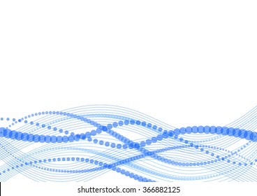nice blue pearls waves