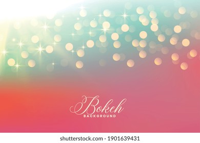 nice bokeh lights background with sparkles