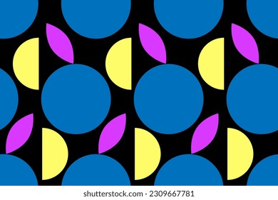 Nice, bright colors and stylish summer, exotic, tropical CITRUS. SEAMLESS VECTOR PATTERN FOR FASHION, DESIGN AND DECORATION.