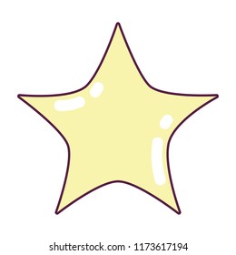 nice bright star in the sky design