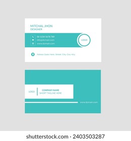 Nice Business Card Design. Nice Color Combination.