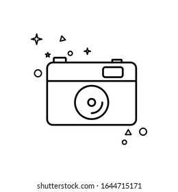 nice camera icon template design