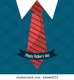 nice card with tie, shirt and vest design