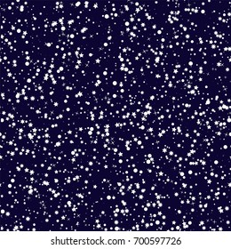 Nice cartoon star pattern with different stars icons on dark background. Original vector pattern for textile, web etc.