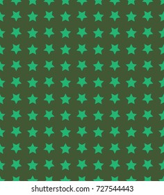Nice cartoon star pattern with different stars icons on dark background