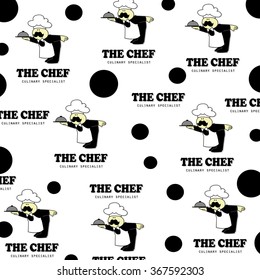 Nice Chef on a white background