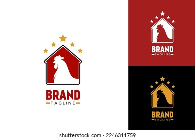 Nice chicken house logo that can be seen from a distance