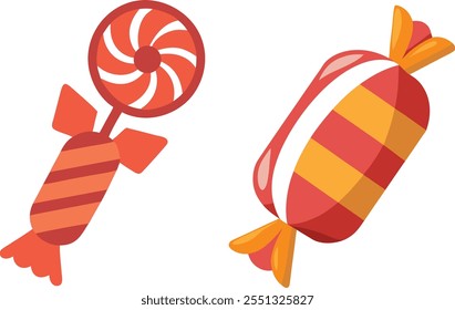 nice chocolate candy vector art design.