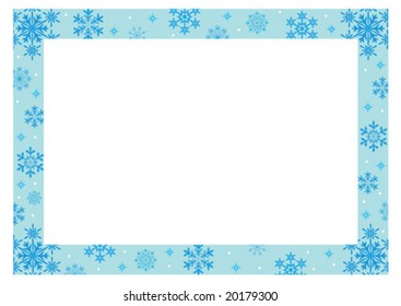 Nice christmas themed frame/border.