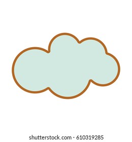 nice cloud sky icon