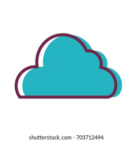 nice cloud weather in the sky design