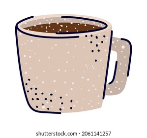 nice coffee cup over white