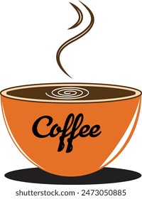  nice coffee cup vector art