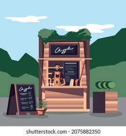 nice coffee shop design with items