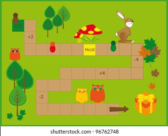 Nice and color board game for kids