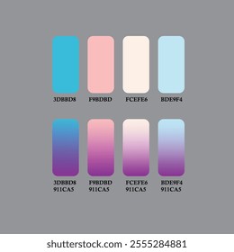 nice color plate with gradient