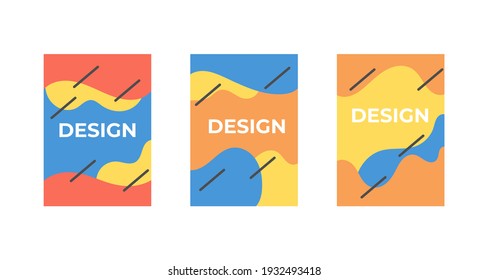 Nice color wave design with slanted lines. designs for covers, backgrounds, posters, etc.