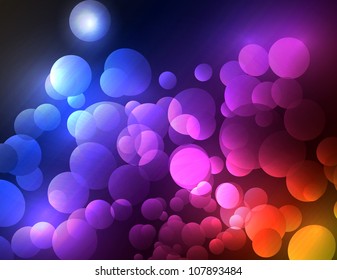 Nice colorful glowing circle plasma modern vector background for your design