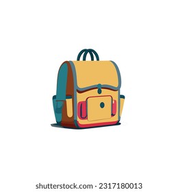 Nice Colorful School Bag Vector.
