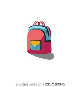 Nice Colorful School Bag Vector.