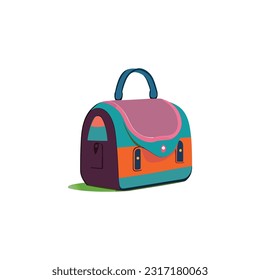 Nice Colorful School Bag Vector.