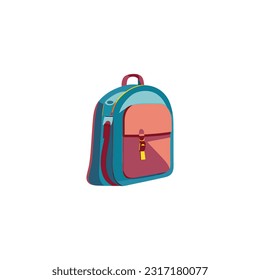 Nice Colorful School Bag Vector.