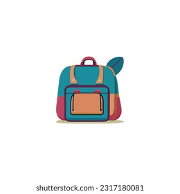 Nice Colorful School Bag Vector.