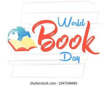 nice and creative abstract for World Book Day with nice and creative design illustration.