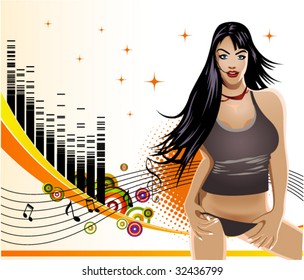 nice dance girl