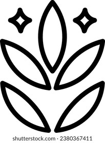 Nice decorative leaves for logo