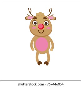 nice deer on white backgraund