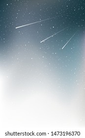 Nice design of shooting star