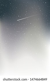 Nice design of shooting star
